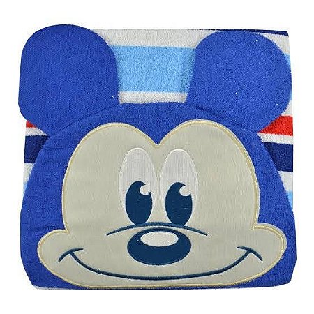 Toalha de banho Minasrey Mickey - azul
