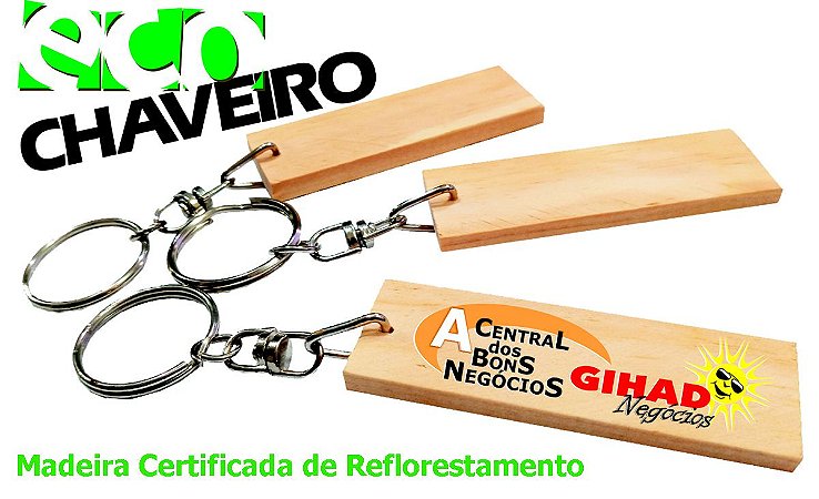 Kits Cchaveiro de Madeira Ecológica para Brindes Presentes Artesatato ECO CHAVEIRO