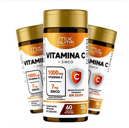 Nutraceutical Vitamina C Zinco - 60 Caps