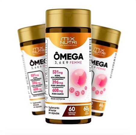 Nutraceutical Omega 3/6/9 Femme - 60 Caps