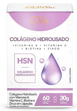 Clinical - Colageno + Hsn - 60 Caps - 30g