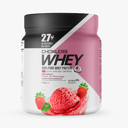 Choklers Whey Frape De Morango 480g