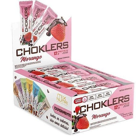Display 12x40g - Choklers Morango