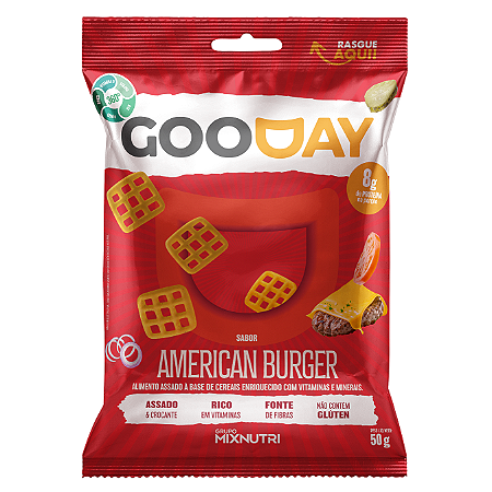 SNACK AMERICAN BURGER 50G - GOODAY