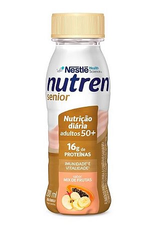 Nutren Senior Mix de Frutas 200ml Nestlé – Suplemento Nutricional Pronto para Beber para Idade Avançada