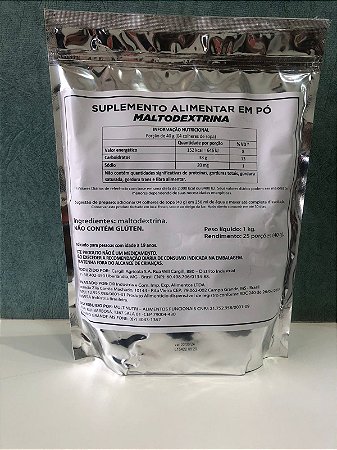 Maltodextrina sem Sabor 1kg