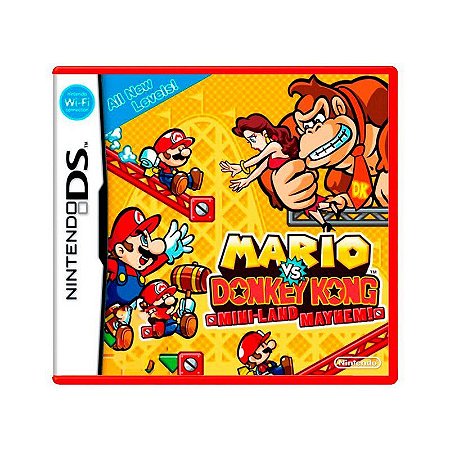 Jogo Mario Vs Donkey Kong: Mini-Land May Hem! - DS
