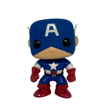 Boneco Capitão América Marvel #06 - Funko Pop!