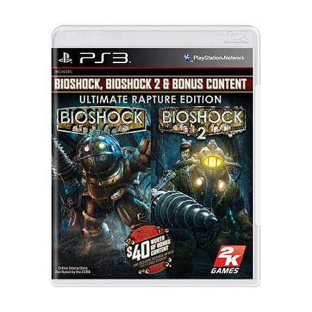 Jogo Bioshock I & Bioshock II: Ultimate Rapture Edition - PS3