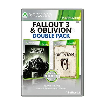 Jogo Fallout 3 & Oblivion Double Pack - Xbox 360