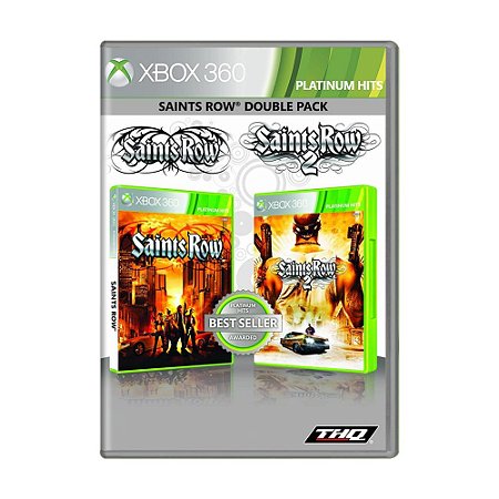 Jogo Saints Row + Saints Row 2 - Xbox 360 (Platinum Hits)