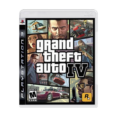 Jogo Grand Theft Auto IV (GTA 4) - PS3