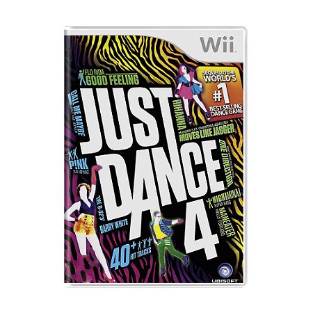 Jogo Just Dance 4 Nintendo Wii U Dança Música Frete Grátis