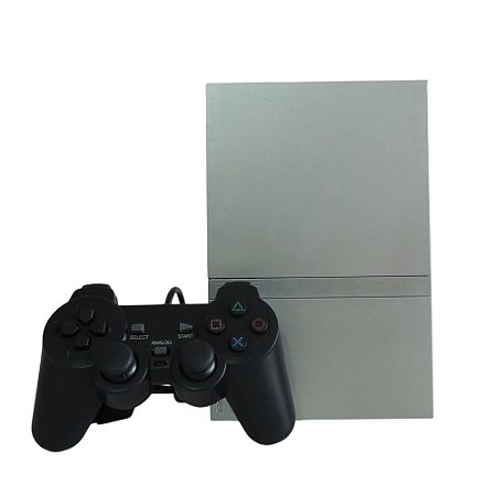 Console PlayStation 2 Slim Prata - Sony (Americano)