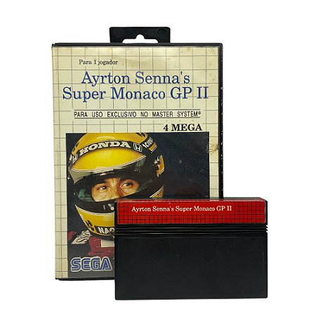 Jogo Ayrton Senna's Super Monaco GP II - Master System