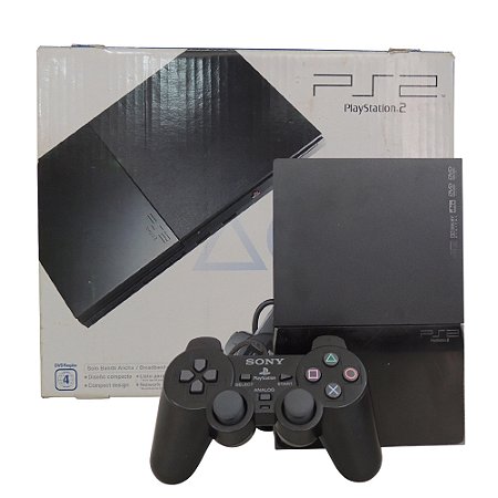 Console PlayStation 2 Slim Preto - Sony (Americano)