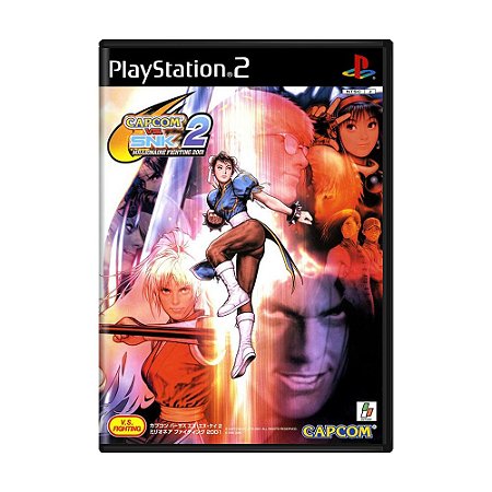 Jogo Capcom vs. SNK 2: Millionaire Fighting 2001 - PS2 (Japonês)
