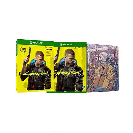 Jogo Cyberpunk 2077 + Steelcase - Xbox One