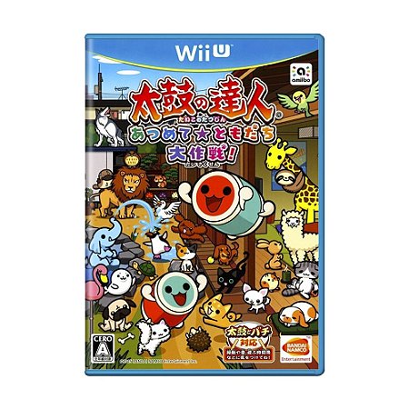 Jogo Taiko no Tatsujin: Atsumete Tomodachi Daisakusen! - Wii U (Japonês)