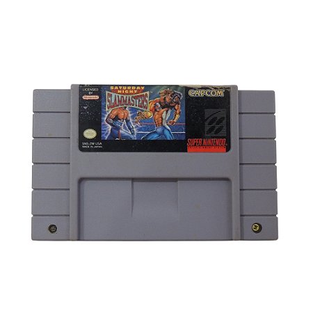 Jogo Saturday Night Slam Masters - SNES
