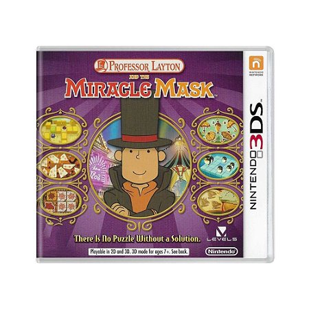 Jogo Professor Layton and the Miracle Mask - 3DS