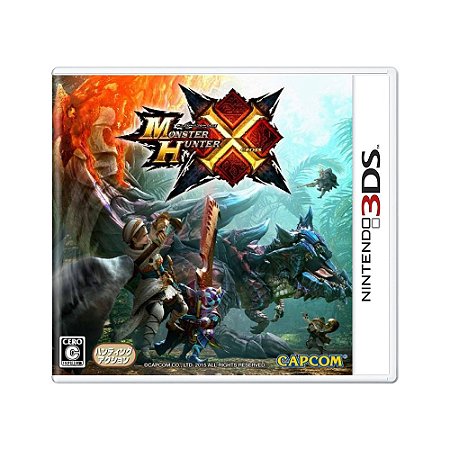 Jogo Monster Hunter X - 3DS (Japonês)