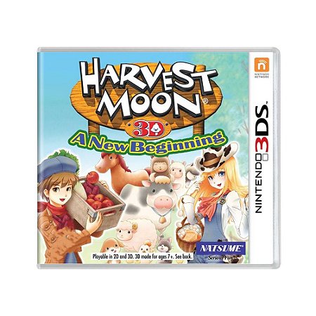 Jogo Harvest Moon 3D: A New Beginning - 3DS