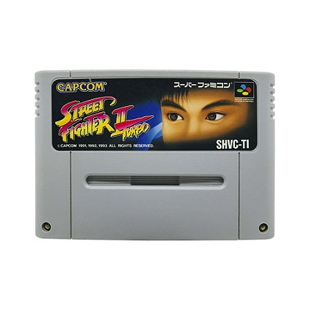 Jogo Street Fighter II Turbo - SNES (Japonês)