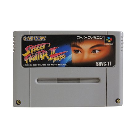 Jogo Street Fighter II Turbo - SNES (Japonês)