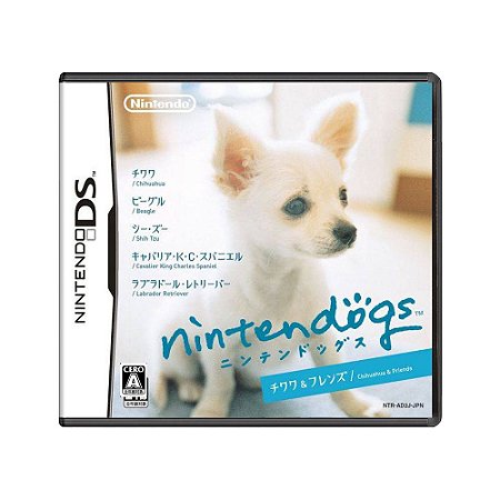 Jogo Nintendogs: Chihuahua & Friends - DS (Japonês)