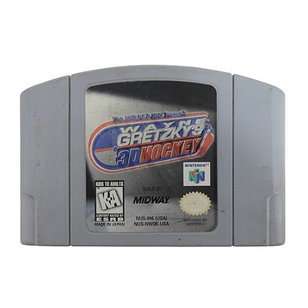 Jogo Wayne Gretzky's 3D Hockey - N64