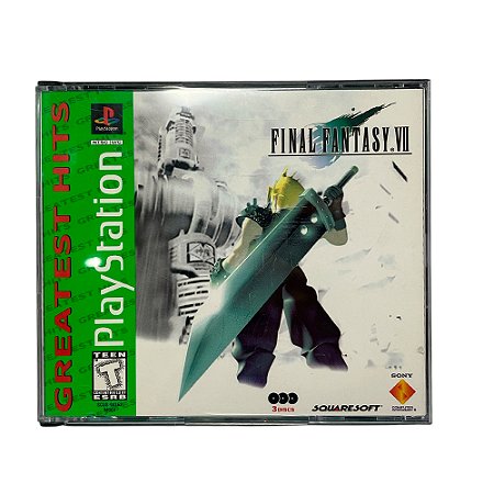 Jogo Final Fantasy VII - PS1 (Greatest Hits)