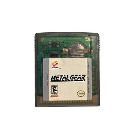 Jogo Metal Gear Solid - GBC