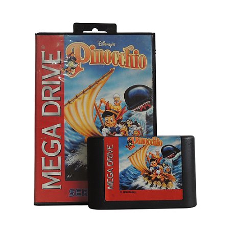 Jogo Disney's Pinocchio - Mega Drive