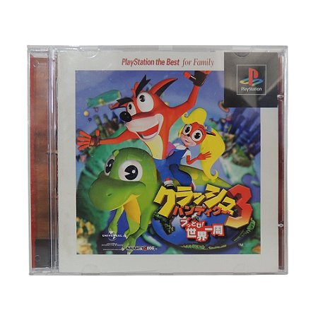 Jogo Crash Bandicoot 3: Warped - PS1 (Japonês)