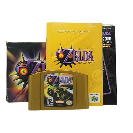Jogo The Legend of Zelda: Majora's Mask - N64 (Holográfico)