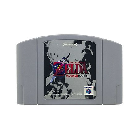 Jogo The Legend of Zelda: Ocarina of Time - N64 (Japonês)