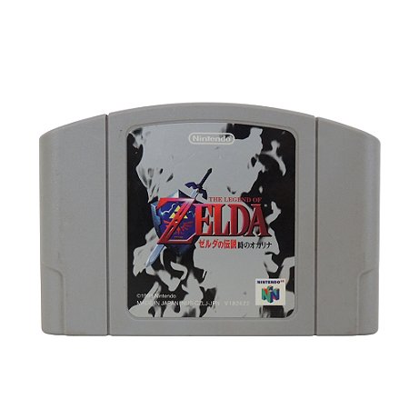 Jogo The Legend of Zelda: Ocarina of Time - N64 (Japonês)
