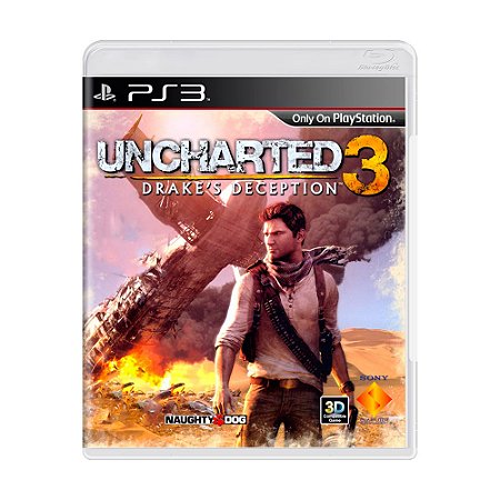 Jogo Uncharted 3 Drake's Deception - Ps3 - Física - Original