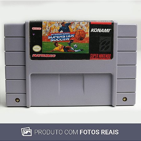 Jogo International Superstar Soccer - SNES