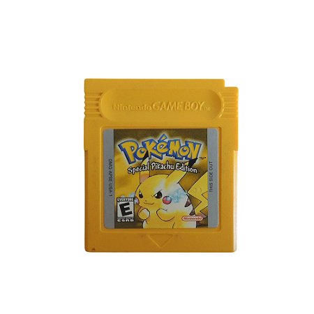 Jogo Pokémon Yellow Version (Special Pikachu Edition) - GBC