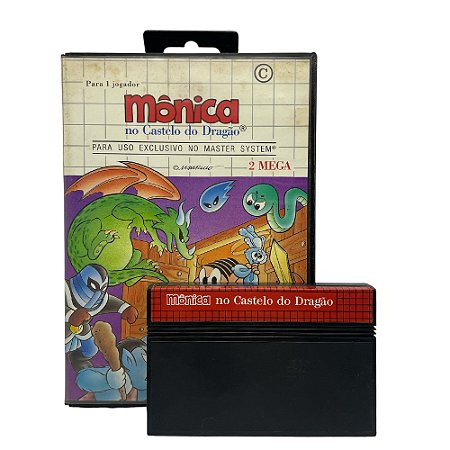 Jogo Monica no Castelo do Dragão - Master System