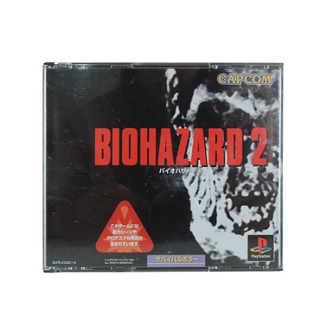 Jogo BioHazard 2 - PS1 (Japonês)