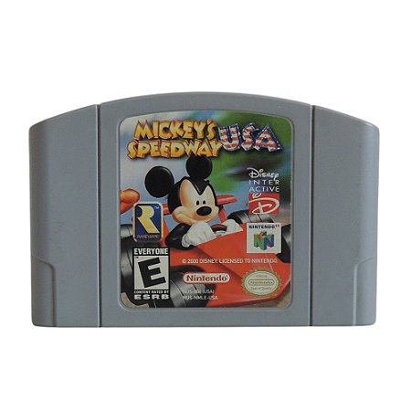 Jogo Mickey's Speedway USA - N64