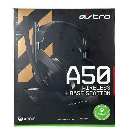 Headset Gamer Astro A50 sem fio + Base Station - Xbox Series S/X, Xbox One e PC