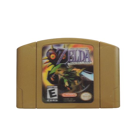 Jogo The Legend of Zelda: Majora's Mask - N64 (Holográfico)