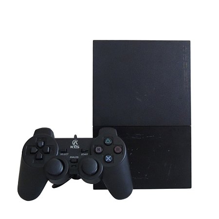 Console PlayStation 2 Slim Preto - Sony (Desbloqueado 1.93)