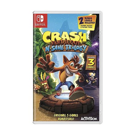 Jogo Crash Bandicoot N. Sane Trilogy - Switch