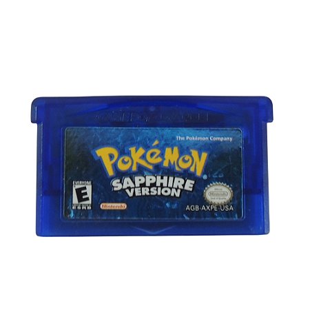 Jogo Pokémon Sapphire Version - GBA