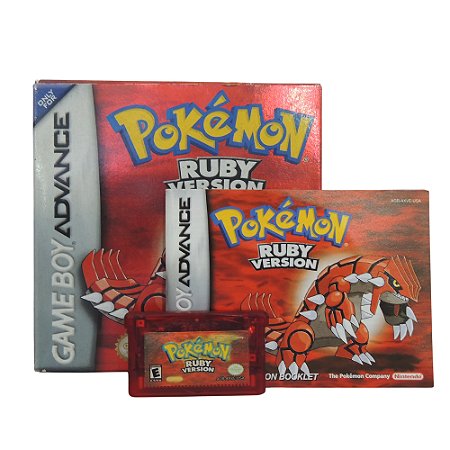Jogo Pokemon Ruby Version - GBA